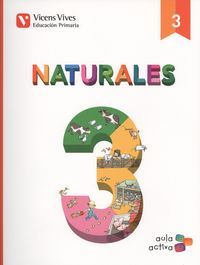 Naturales 3º EP Asturias 16 Aula Activa (Vicens Vives) - 9788468238395