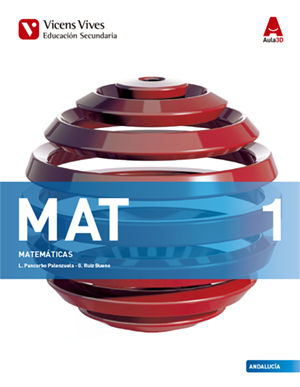 Matemáticas 1º ESO Aula 3D 16 Andalucía (Vicens Vives) - 9788468239231