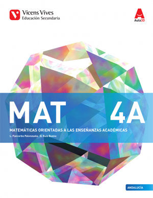 Matemáticas 4º ESO CCNN Andalucía Aula 3D 17 (Vicens Vives) - 9788468239279