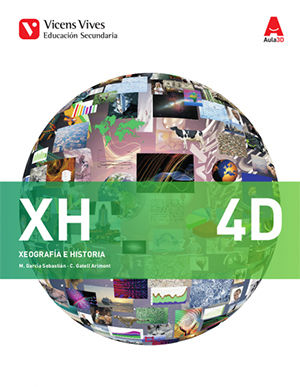 Caderno Xeoagrafia Historia 4º ESO Galicia 16 Aula 3D (Vicens Vives) - 9788468240176
