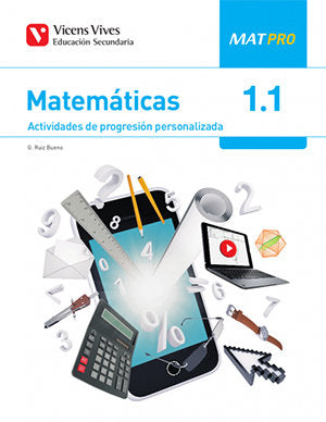 Matemáticas Pro 1º ESO 1, 1/1, 2/1, 3 17 Aula 3D (Vicens Vives) - 9788468243009