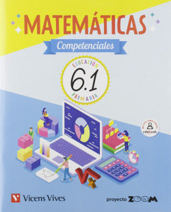 Cuaderno Matemáticas Competenciales 6ºprimaria. Zoom 2019 Imagen principal del producto
