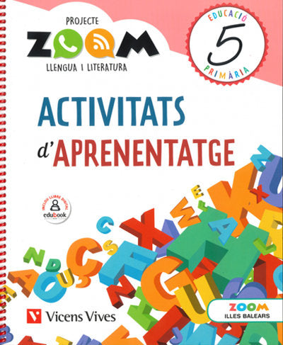 Quadern Llengua 5º EP Baleares 20 Zoom (Vicens Vives) - 9788468245270