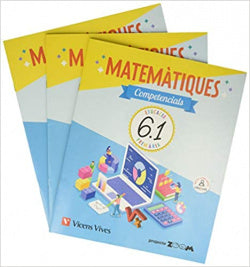 Quadern Matematiques Competencials 6e.primaria. Zoom. Catalunya 2019 Imagen principal del producto