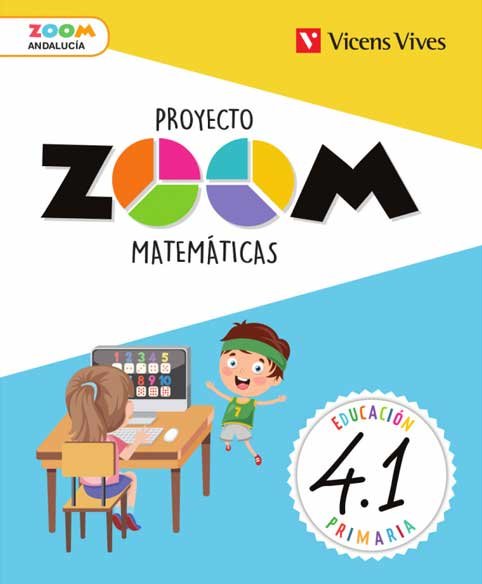 Matemáticas 4º EP Andalucía Trimestral 19 Zoom (Vicens Vives) - 9788468251592