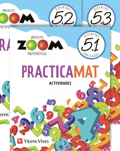 Practicamat 5º EP Comun Zoom 19 (Vicens Vives) - 9788468251646