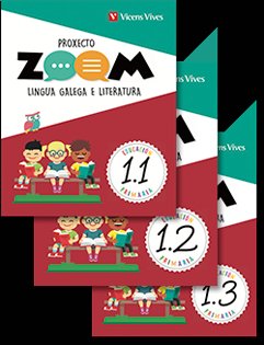 Lingua Galega 1º EP con Caderno Benvida Galicia 18 Zoom (Vicens Vives) - 9788468255910