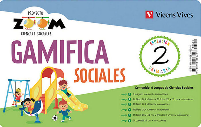 Gamifica Sociales 2º EP Zoom 18 (Vicens Vives) - 9788468256344