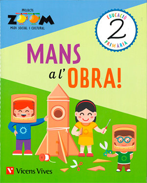 Quadern Medi Socal 2º EP Catalan 18 Mans Obra Zoom (Vicens Vives) - 9788468256788