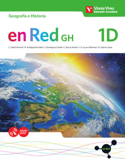Geografía Historia 1º ESO en Red Cuad, Diversificacion 20 (Vicens Vives) - 9788468257921