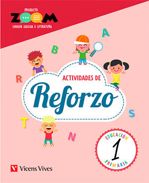 Caderno Reforzo Lingua 1º EP Galicia 18 Zoom (Vicens Vives) - 9788468259390