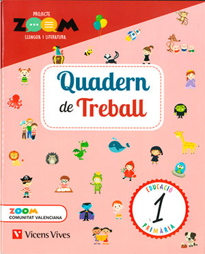 Quadern Treball Llengua 1º EP Valencia 19 Zoom (Vicens Vives) - 9788468259512