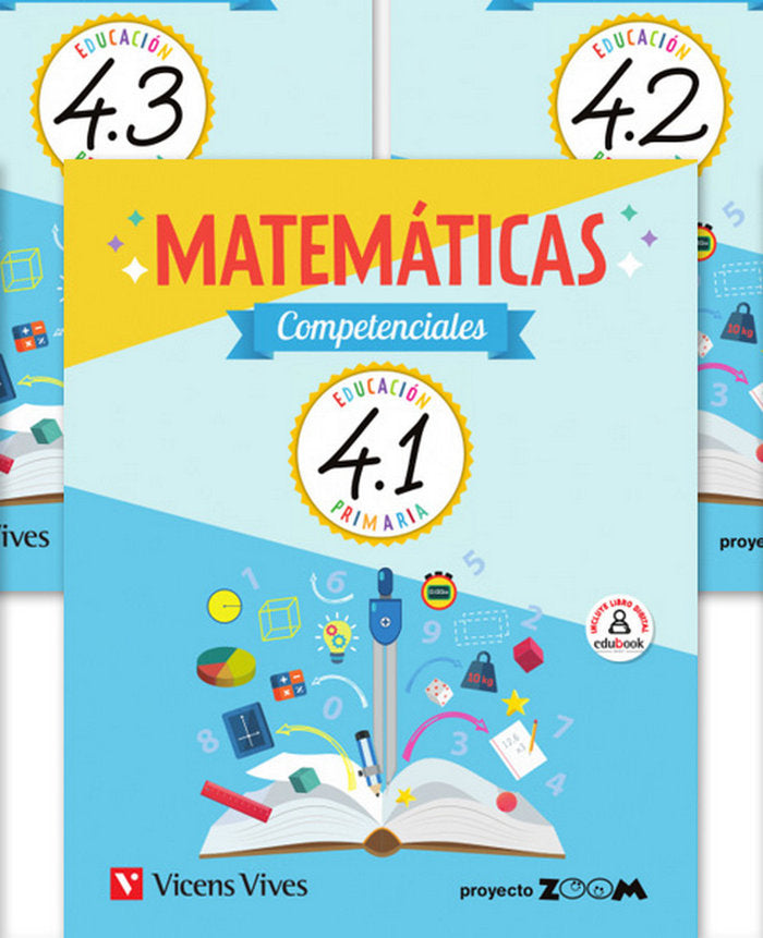 MATEMATICAS COMPETENCIALES 4 TRIM (ZOOM) | Varios autores | 9788468260914 (Vicens Vives)