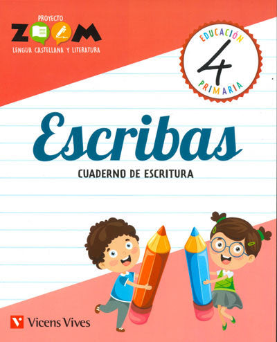ESCRIBAS 4 CUADERNO DE ESCRITURA (ZOOM) | E. López | 9788468261669 (Vicens Vives) Imagen principal del producto