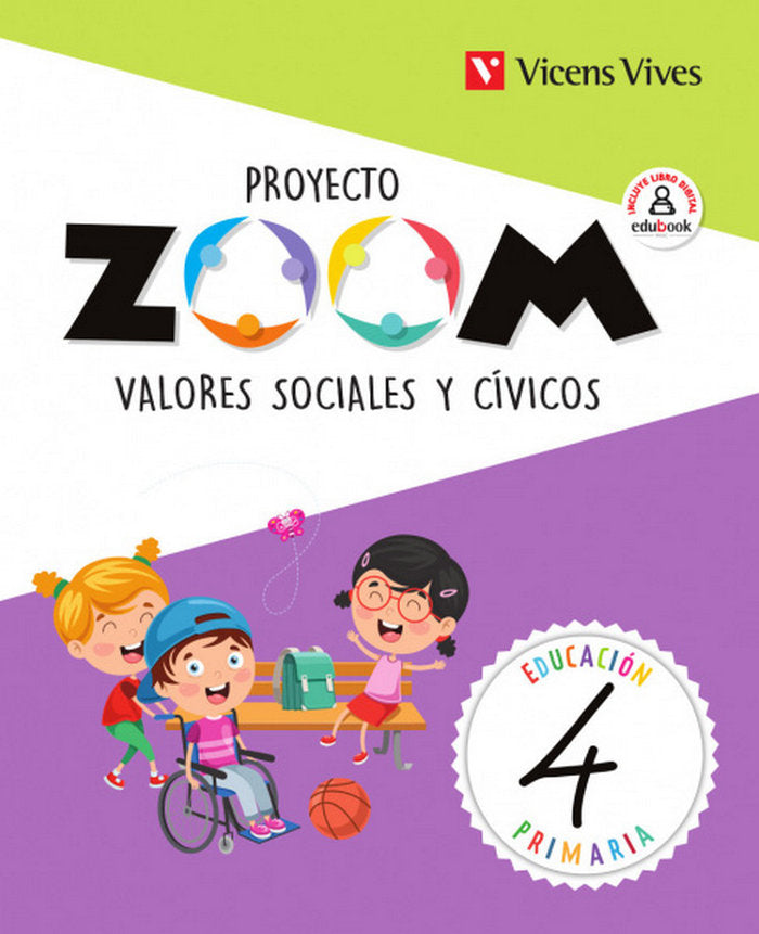 Valores Sociales Civicos 4º EP 19 Zoom (Vicens Vives) - 9788468262024