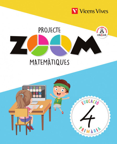 Matemàtiques 4º EP Trim Catalan 19 Zoom (Vicens Vives) - 9788468262055