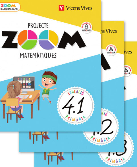 Matemàtiques 4º EP Balears Trimestral 19 Zoom (Vicens Vives) - 9788468262147