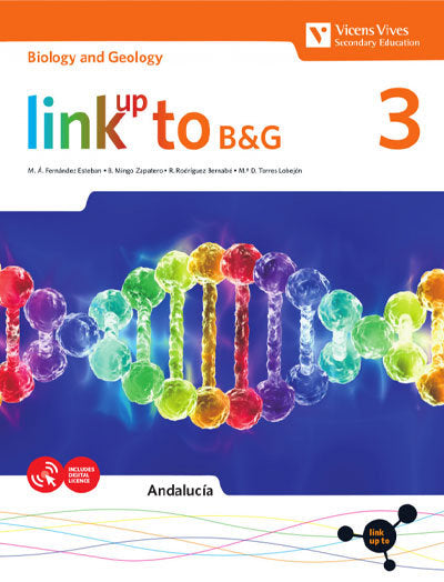 Biology Geology 3º ESO Andalucía 20 Link Up to (Vicens Vives) - 9788468262314