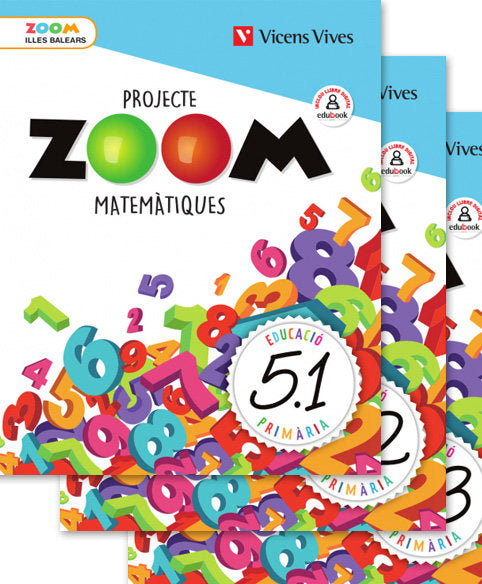 Matemàtiques 5º EP Balears Trimestral 19 Zoom (Vicens Vives) - 9788468262406