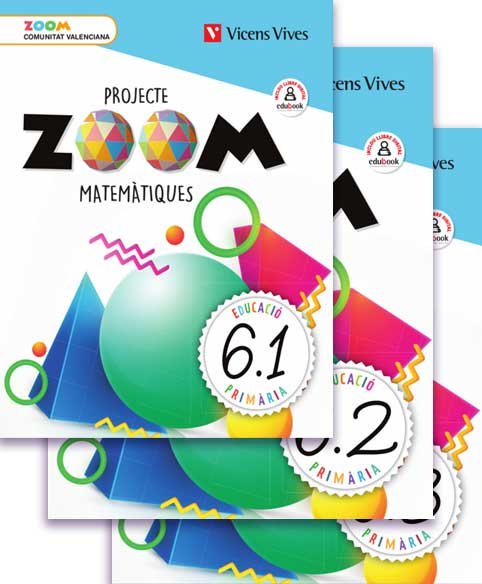 Matemàtiques 6º EP Valencia Trimestral Zoom 19 (Vicens Vives) - 9788468262734