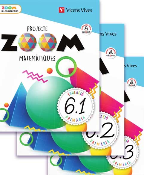 Matemàtiques 6º EP Balears 19 Trimetral Zoom (Vicens Vives) - 9788468262772