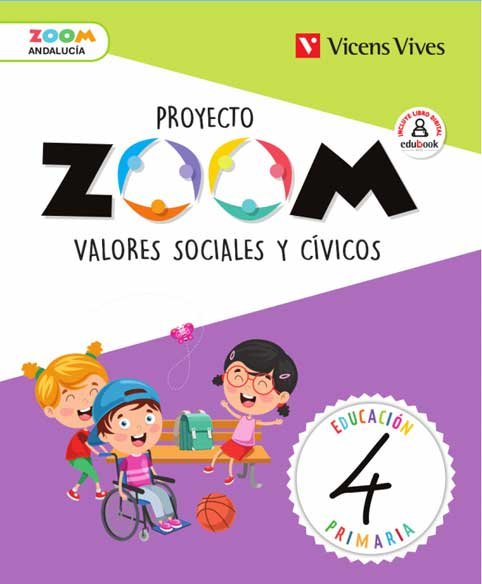 Valores 4º EP Andalucía 19 Zoom (Vicens Vives) - 9788468263526
