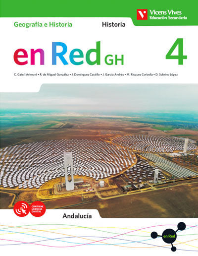 Geografía e Historia 4º ESO Andalucía 21 en Red (Vicens Vives) - 9788468264479