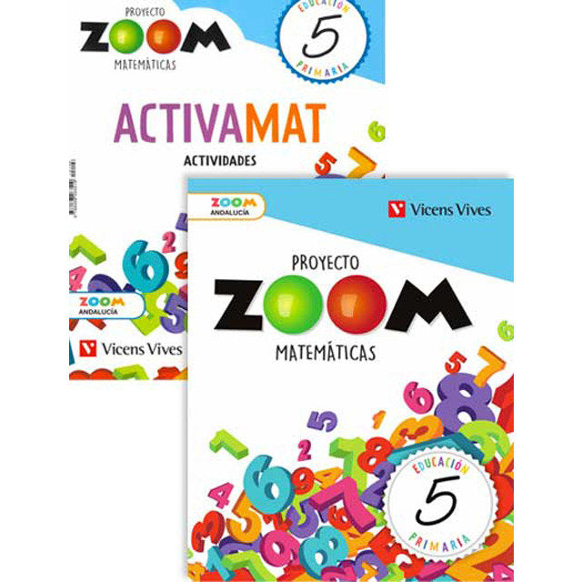 Matemáticas 5º EP Andalucía Monovolumen 19 Zoom (Vicens Vives) - 9788468268958