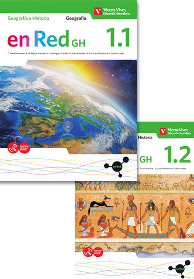 Geografía Historia 1º ESO 20 en Red (Vicens Vives) - 9788468271293