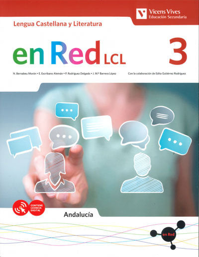 Lengua Castellana 3º ESO Andalucía 20 en Red (Vicens Vives) - 9788468271781