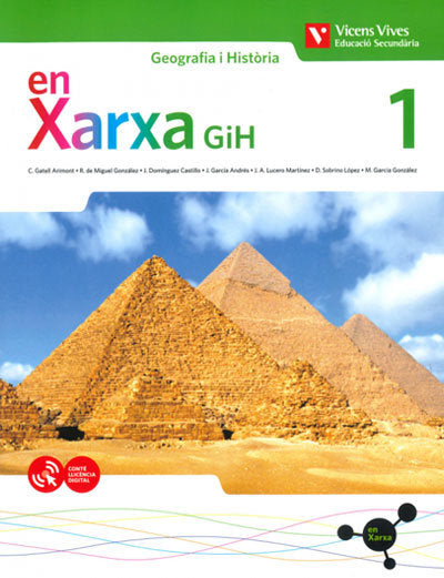 Geografía Historia 1º ESO Catalan 20 en Xarxa (Vicens Vives) - 9788468271842
