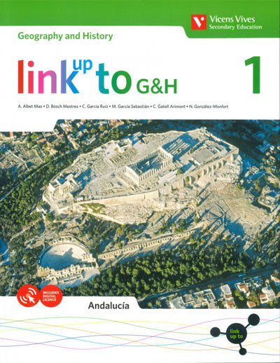 Geography History 1º ESO Andalucía 20 Link Up to (Vicens Vives) - 9788468271989