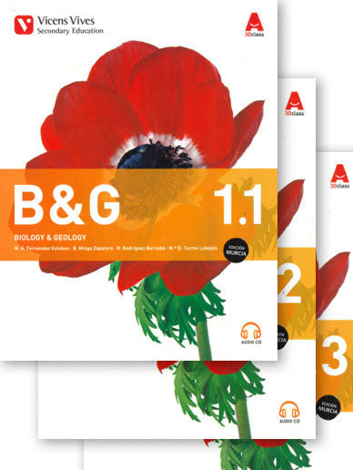 Biology Geol, 1º ESO Trim, Murcia +3CD+ANNEX B 20 (Vicens Vives) - 9788468273419