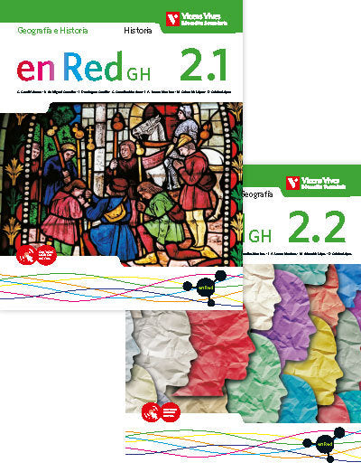 Geografía Historia 2º ESO(2, 1 2, 2) 21 en Red (Vicens Vives) - 9788468278063