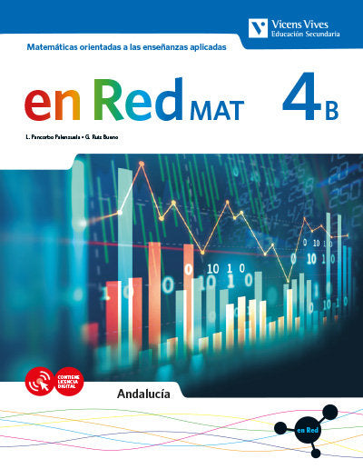 Matemáticas Opcion B 4º ESO Andalucía 21 en Red (Vicens Vives) - 9788468278209