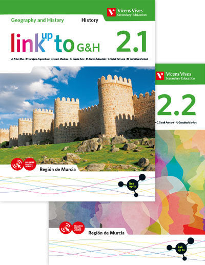 Geography Hist, 2º ESO 2, 1-2, 2 Murcia 20 Link Up to (Vicens Vives) - 9788468280516