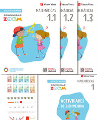 MATEMATICAS 1oEP TRIM, + ACT, BIENVENIDA COMUNIDAD ZOOM 22 | | 9788468280998 (Vicens Vives)