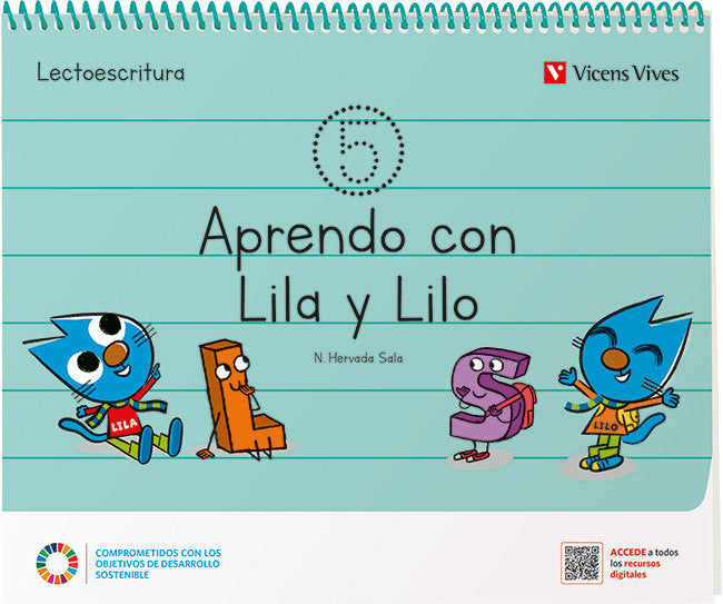 APRENDO CON LILO Y LILACUADERNO 5 EI4 22 | | 9788468282893 (Vicens Vives)