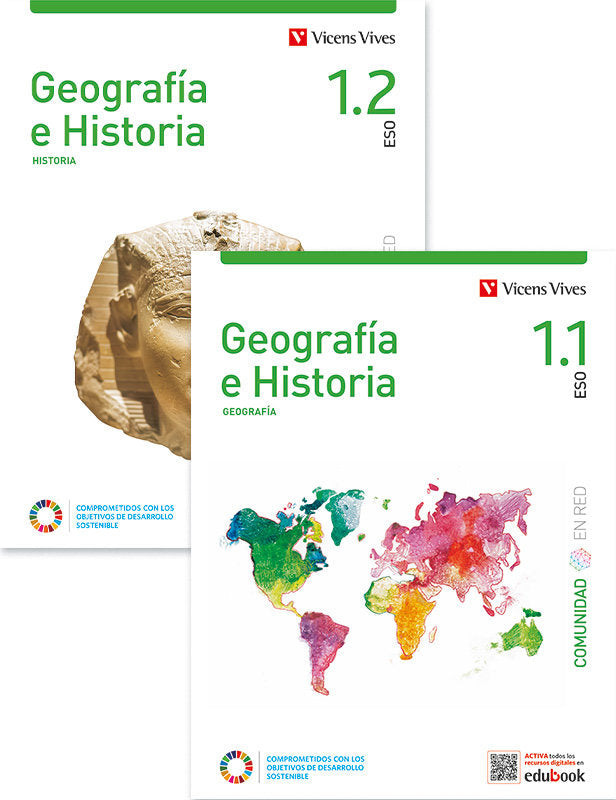 Geografía e Historia 1 (1.1 Geografía 1.2 Historia) Comunidad en Red | Varios autores | 9788468283876 (VICENS VIVES) Imagen principal del producto