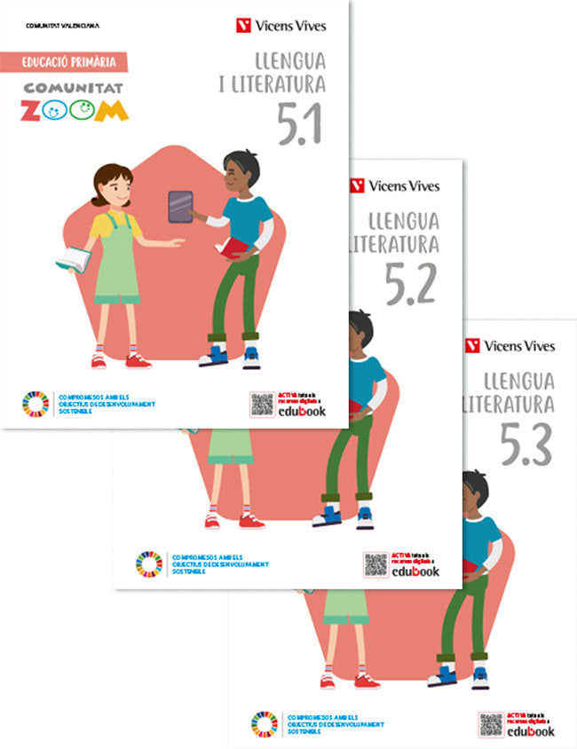 Llengua I Literatura 5º EP Trim Valencia Comunitat Zoom (Vicens Vives) - 9788468284071