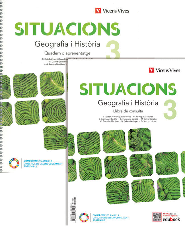 Situacions 3. Geografia i Història. Llibre de consulta i quadern d'aprenentatge | Varios autores | 9788468285191 (VICENS VIVES) Imagen principal del producto