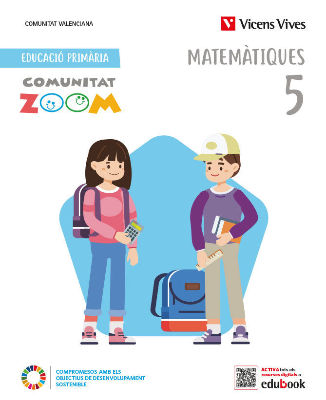 Matemàtiques 5º EP Valencia Trim (comunitat Zoom) 22 (Vicens Vives) - 9788468285283