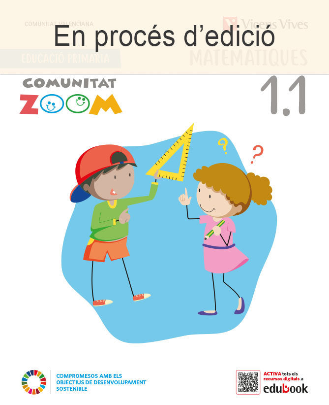 Matemàtiques 1º EP Trim Valencia + Activitats Comunitat Zoo (Vicens Vives) - 9788468286082