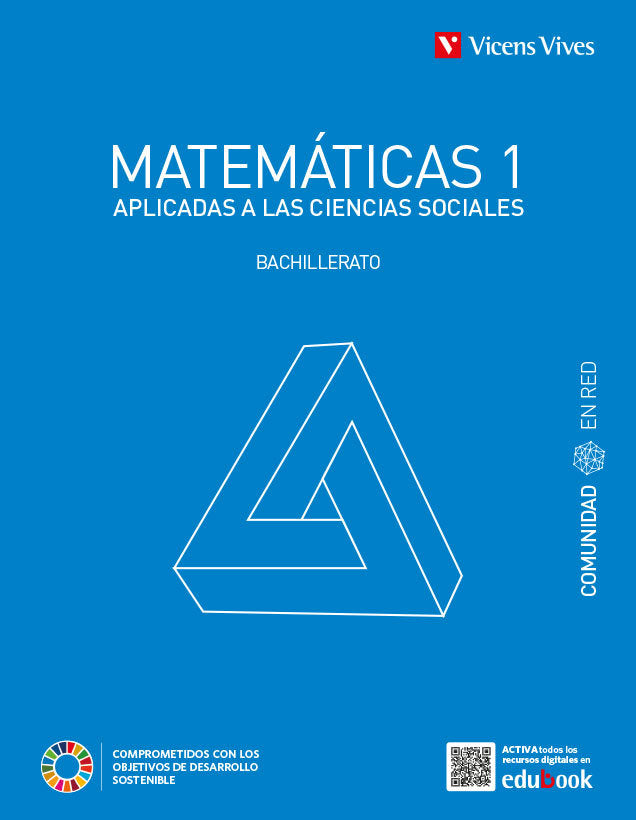 ✅ MATEMATICAS APLICADAS 1ºNB COMUNIDAD EN RED 22 I I VICENS VIVES I 9788468286266 Imagen principal del producto