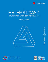 ✅ MATEMATICAS APLICADAS 1ºNB COMUNIDAD EN RED 22 I I VICENS VIVES I 9788468286266