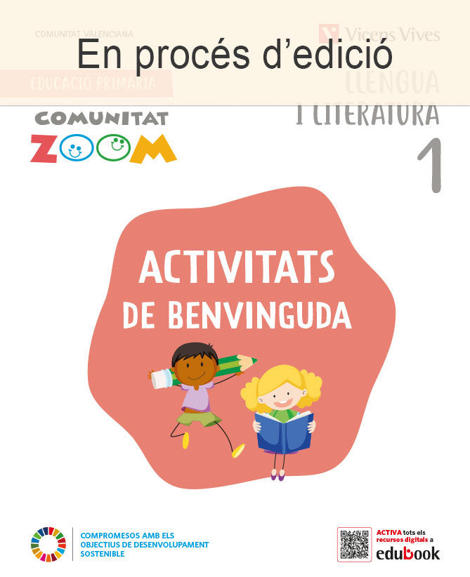 Llengua 1º EP Trim Valencia+ Act, Comunitat Zoom 22 (Vicens Vives) - 9788468286617