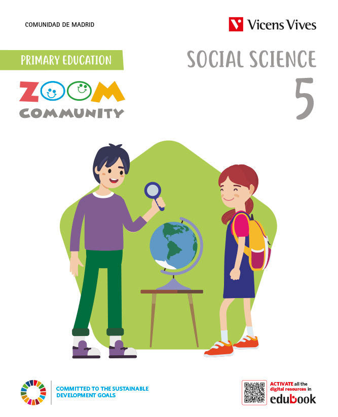 Social Science 5º EP Madrid Zoom Community 22 (Vicens Vives) - 9788468286747