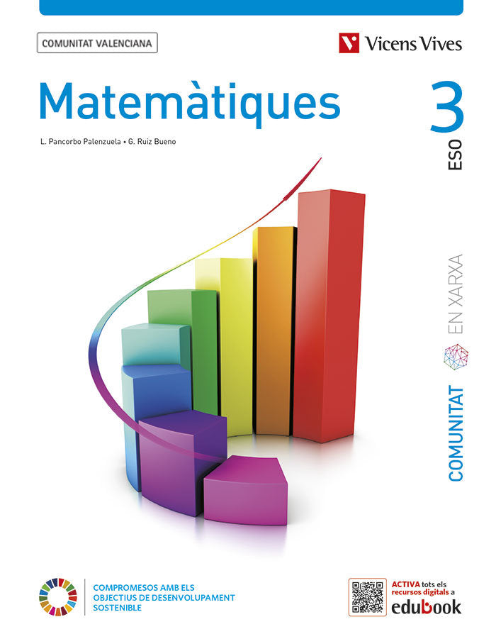 Matemàtiques 3º ESO Valencia Comunitat en Xarxa 22 (Vicens Vives) - 9788468286907