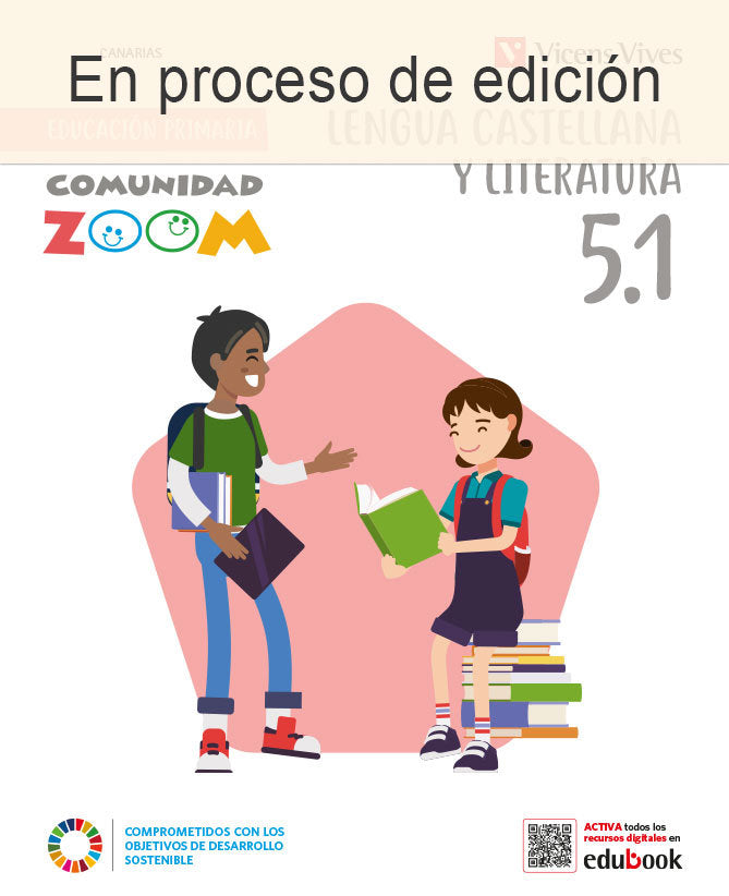 Lengua Castellana 5º EP Trim Canarias Comunidad Zoom 22 (Vicens Vives) - 9788468287034