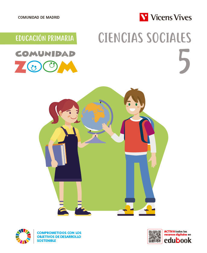 Ciencias Sociales 5º EP Madrid Comunidad Zoom 22 (Vicens Vives) - 9788468287140